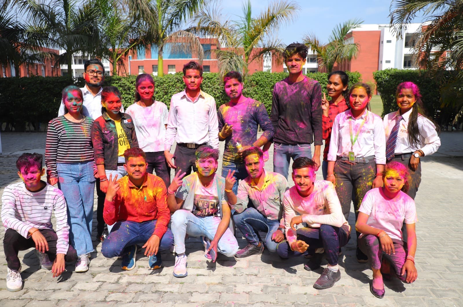 Holi Celebration in Campus